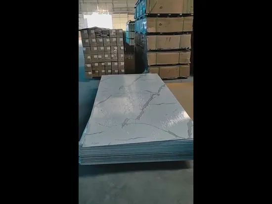 PVC Imitation Marble Sheet Building Material 