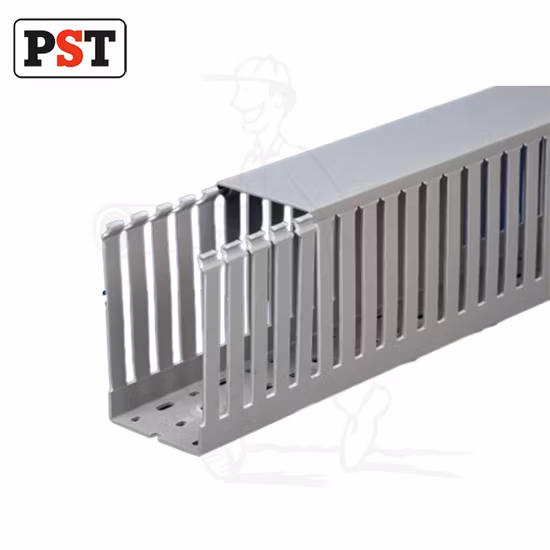 Pxc Type Slotted Wire Ducting Electrical PVC Wiring Duct 