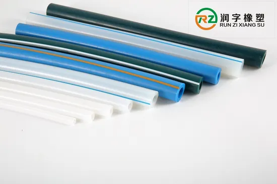 High Quality Food Grade Silicone Twin Rubber Hose with Colored Lines 