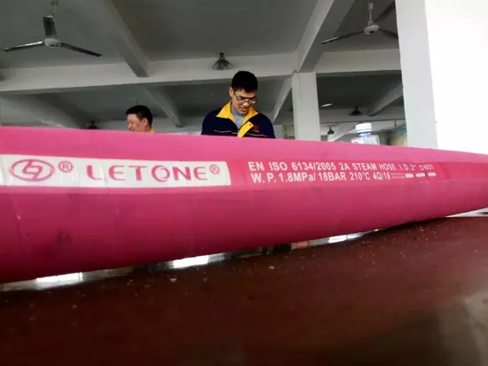 Red 25MPa Hg/T 2192 Bulk Materials Suction & Discharge Hose Feature 