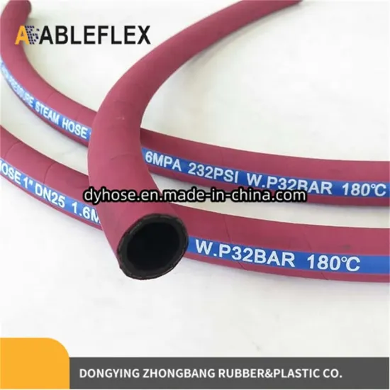 Steam Engine Pressure Pipe Food Grade Silicone Braided Hose 