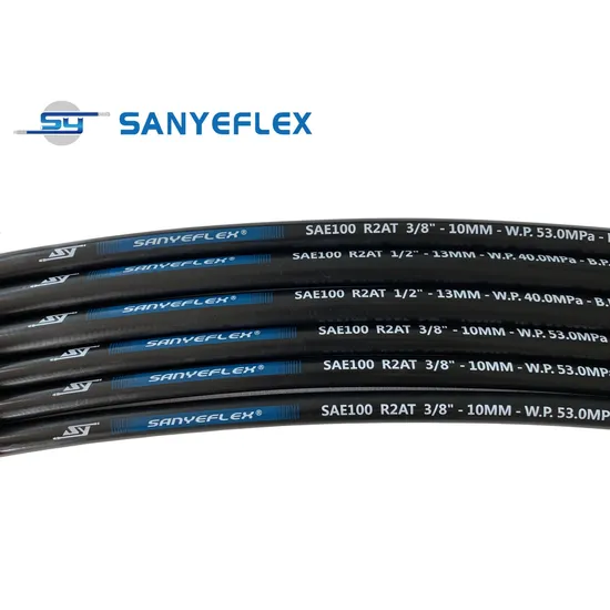 High Pressure Hose with Flexible Feature/Oil Resistant Industrial Machine Hoses R8 