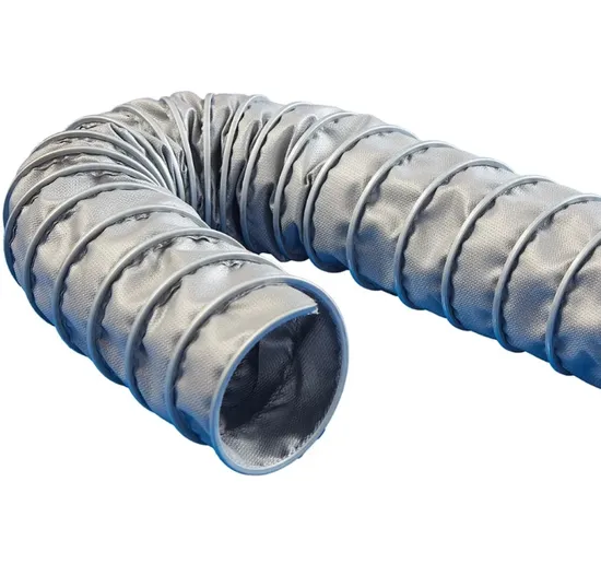 Celsius Degree High Temperature Ventilation Pipe Flexible Adjustable Air Duct 