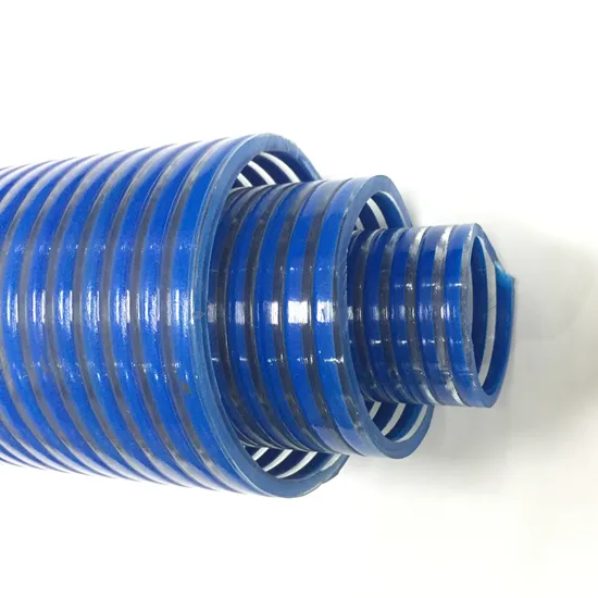 Heavy Duty PVC Flexible Helix Suction Hose Pipe 1 2 3 4 5 6 8 10 12 Inch for Mining Vacuum Water Oil Pump SPA Duct Grit Sewage 