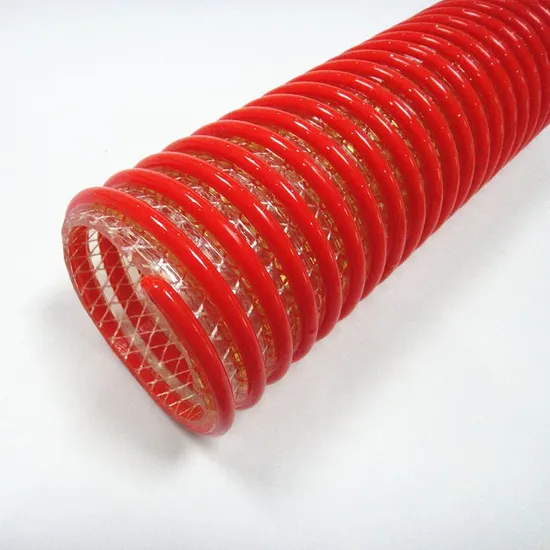 Corrugated PVC Suction Hose Green Grey Yellow Flexible Helix PVC Suction Hose 1 2 3 4 5 6 8 10 Inch Plastic Spiral PVC Duct Hose for Water Delievery 