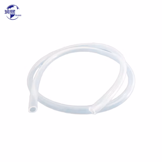 Odorless Transparent Food Grade Soft Flexible Silicone Rubber Hose for Household Appliance 