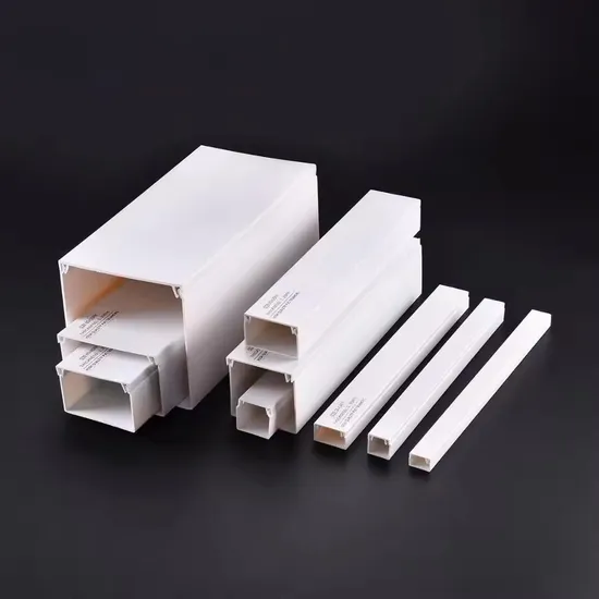PVC Materials Slotted Wiring Duct for Putting Line Inside Cable Duct Wire Duct Rigid 