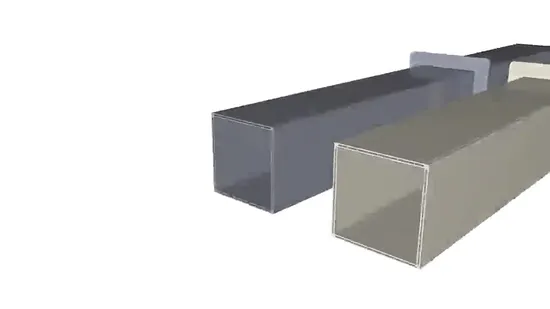 Large Plastic Rectangular Air Duct Square Plastic PP Duct 