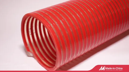 Plastic Reinforced PVC Helix Water Hose Pump Suction Discharge Spiral Suction Hose 