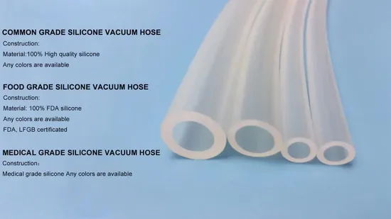 18mm 20mm Large Diameter High Temperature Silicone Hose Food Grade for Coffee 