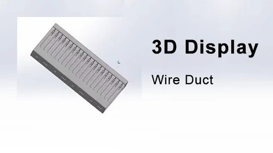 PVC Wiring Duct with Adjustable Sizes for Versatile Use Slot Cable Trunking Wire Duct 