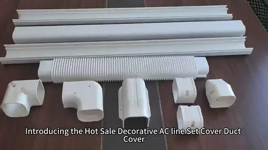 Factory Hot Sale PVC Duct Air Conditioning Ducting Round HVAC Duct 